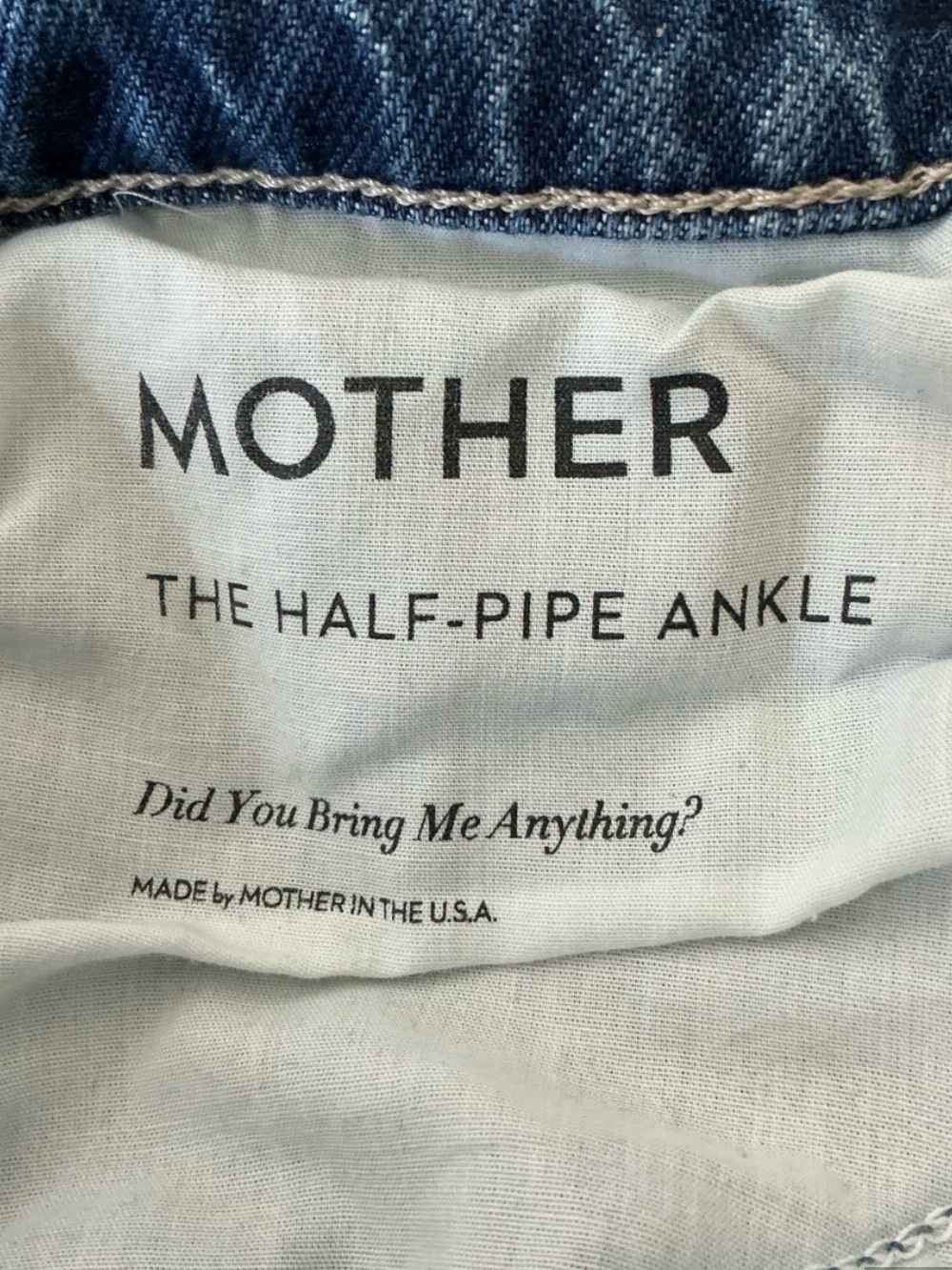 MOTHER Half pipe ankle Jean - Picture 7 of 9